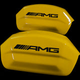 Brake Caliper Covers for Mercedes-Benz C63 2017-2019 – AMG Style in Yellow Color – Set of 4 + Warranty