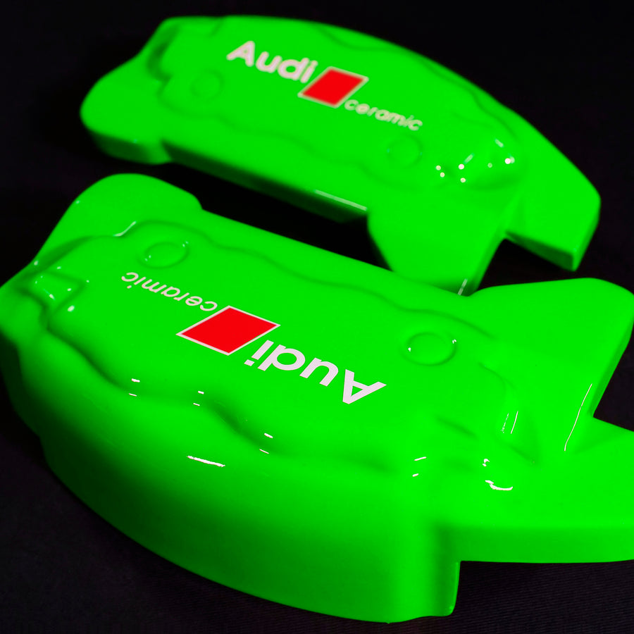 Brake Caliper Covers for Audi Q5 2009-2016 – Ceramic Style in Green Color – Set of 4 + Warranty