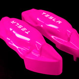 Brake Caliper Covers for Tesla Model X 2017-2020 in Fuchsia Color – Set of 4 + Warranty