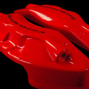 Brake Caliper Covers for Chevrolet Corvette in Red Color – Set of 4 + Warranty