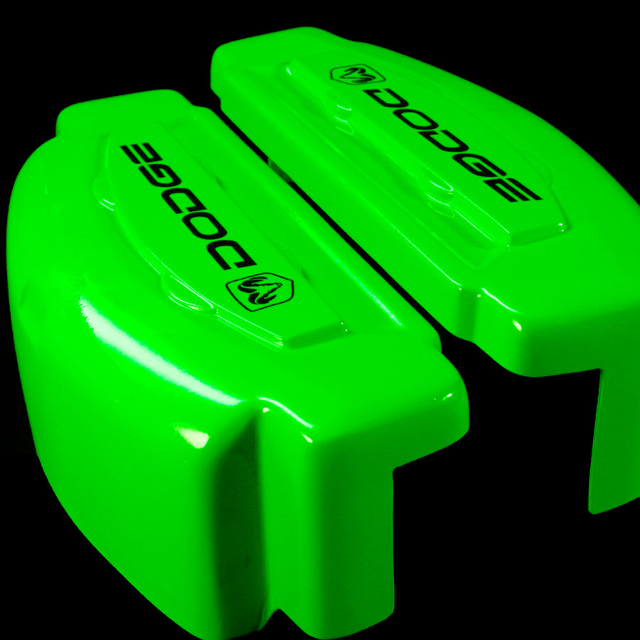 Brake Caliper Covers for Dodge RAM 1500 2019-2023 in Green Color – Set of 4 + Warranty