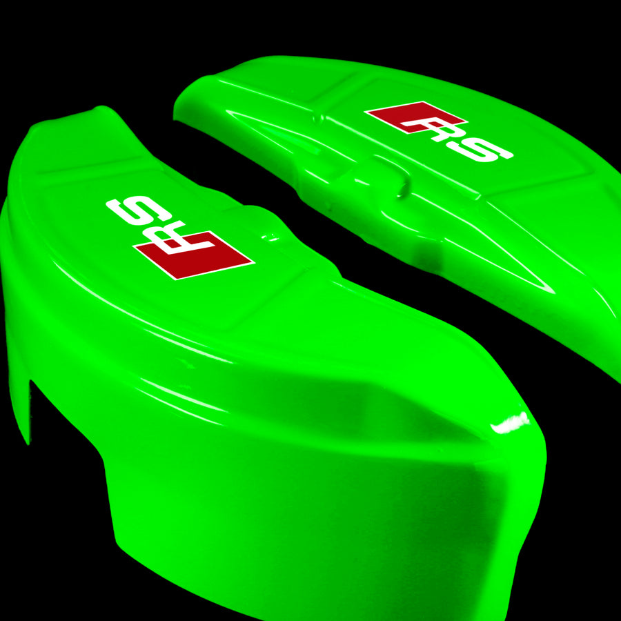 Brake Caliper Covers for Audi A6 2012-2015 – RS Style in Green Color – Set of 4 + Warranty