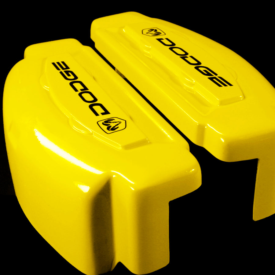 Brake Caliper Covers for Dodge RAM 1500 2019-2023 in Yellow Color – Set of 4 + Warranty