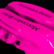 Custom Brake Caliper Covers for Mercedes-Benz in Fuchsia Color – Set of 4 + Warranty
