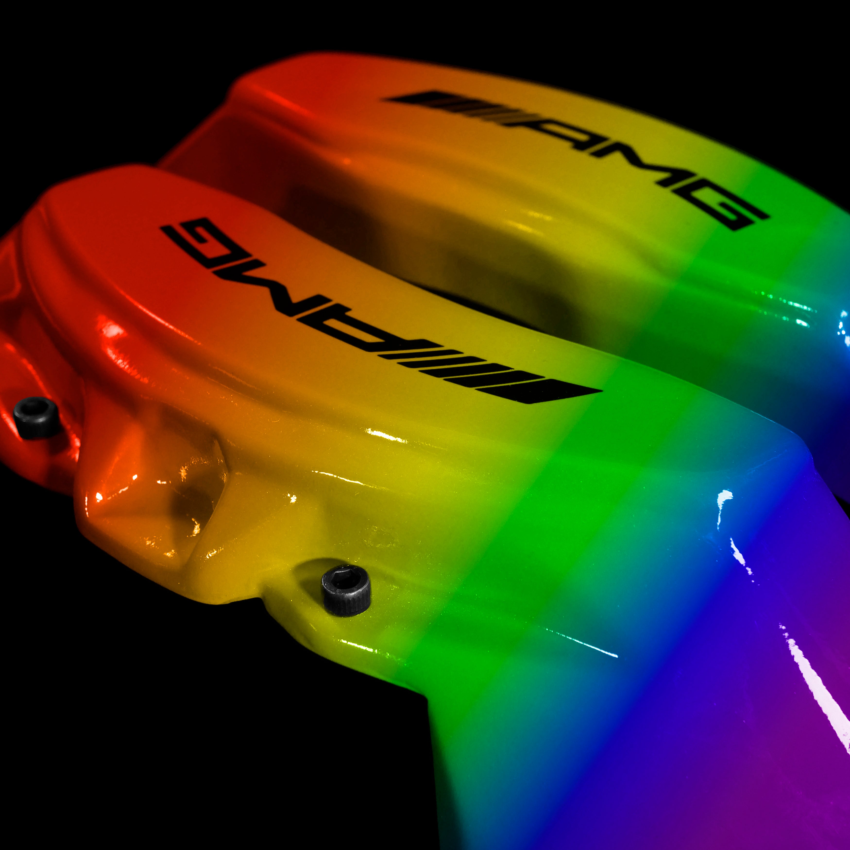 Brake Caliper Covers for Mercedes-Benz E400 2003-2016 – AMG Style in Custom Color – Set of 4 + Warranty