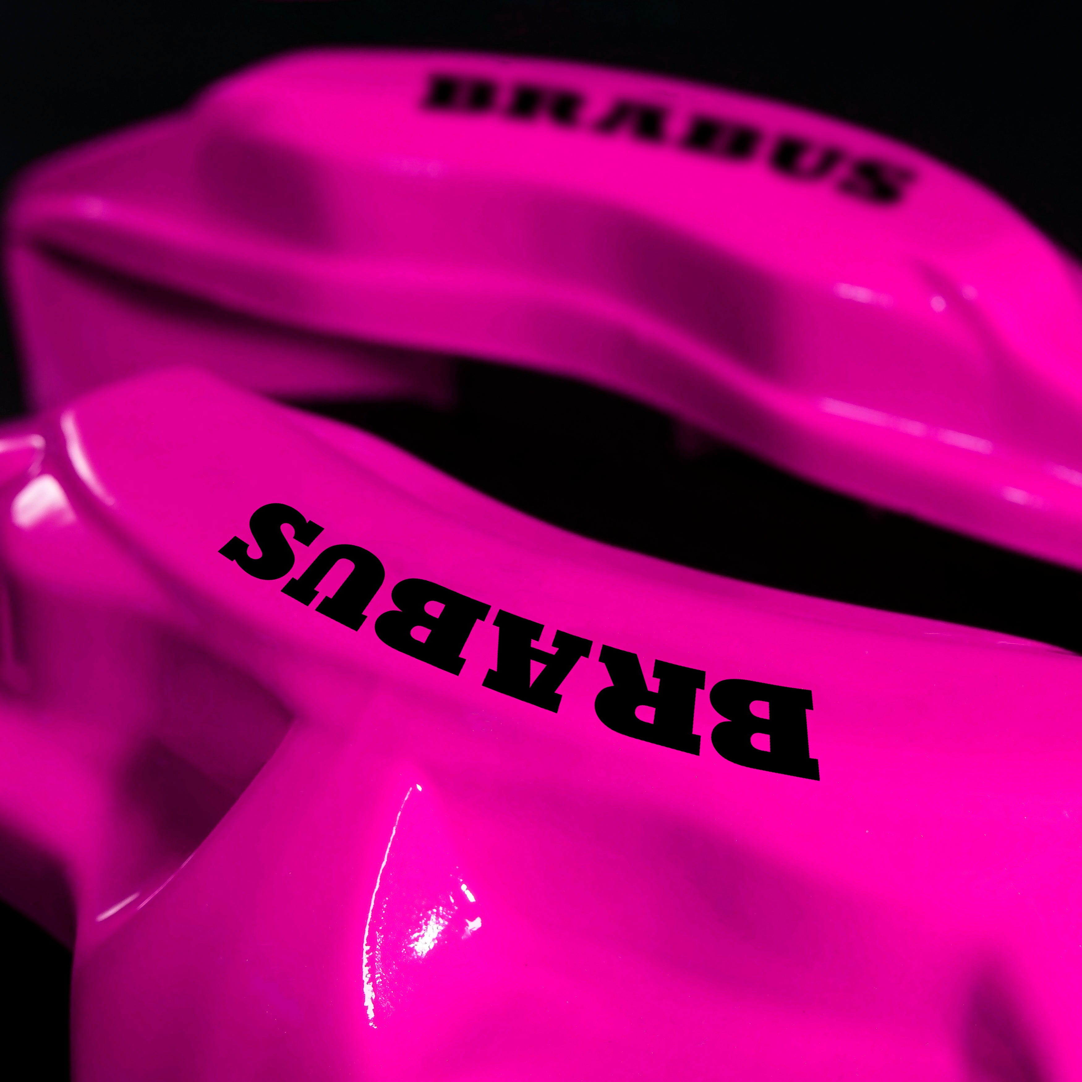 Brake Caliper Covers for Mercedes-Benz C63 2015-2018 – in Fuchsia Color – Set of 4 + Warranty
