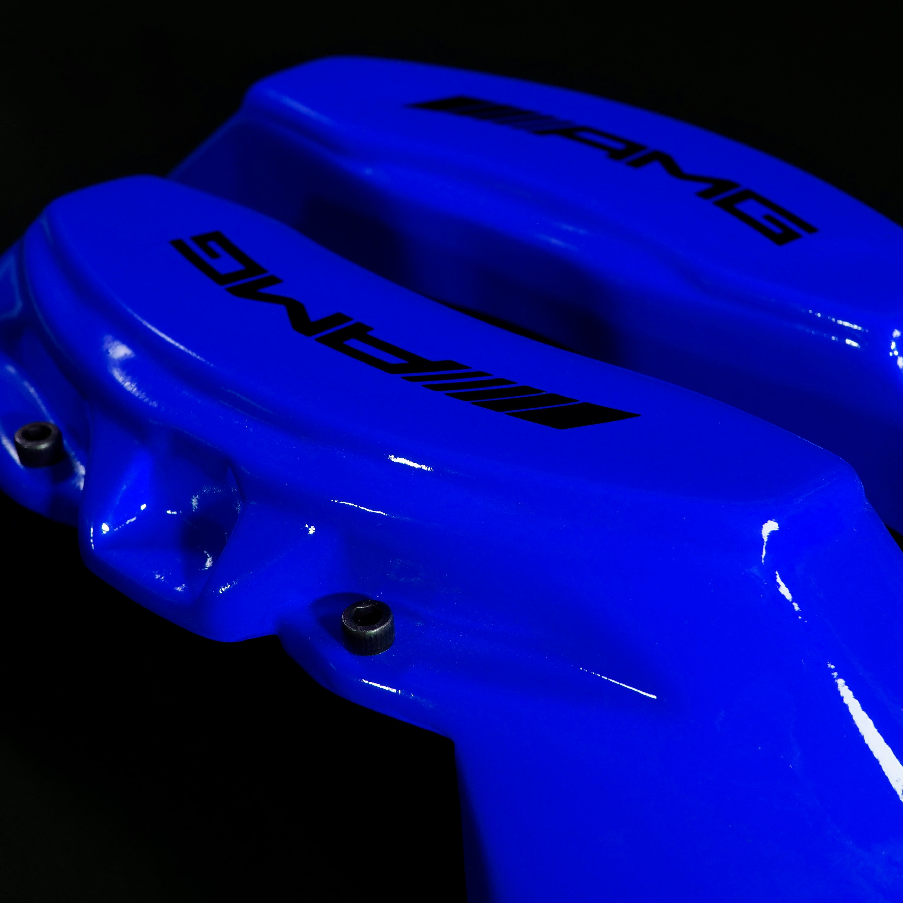 Brake Caliper Covers for Mercedes-Benz E550 2003-2016 – AMG Style in Blue Color – Set of 4 + Warranty