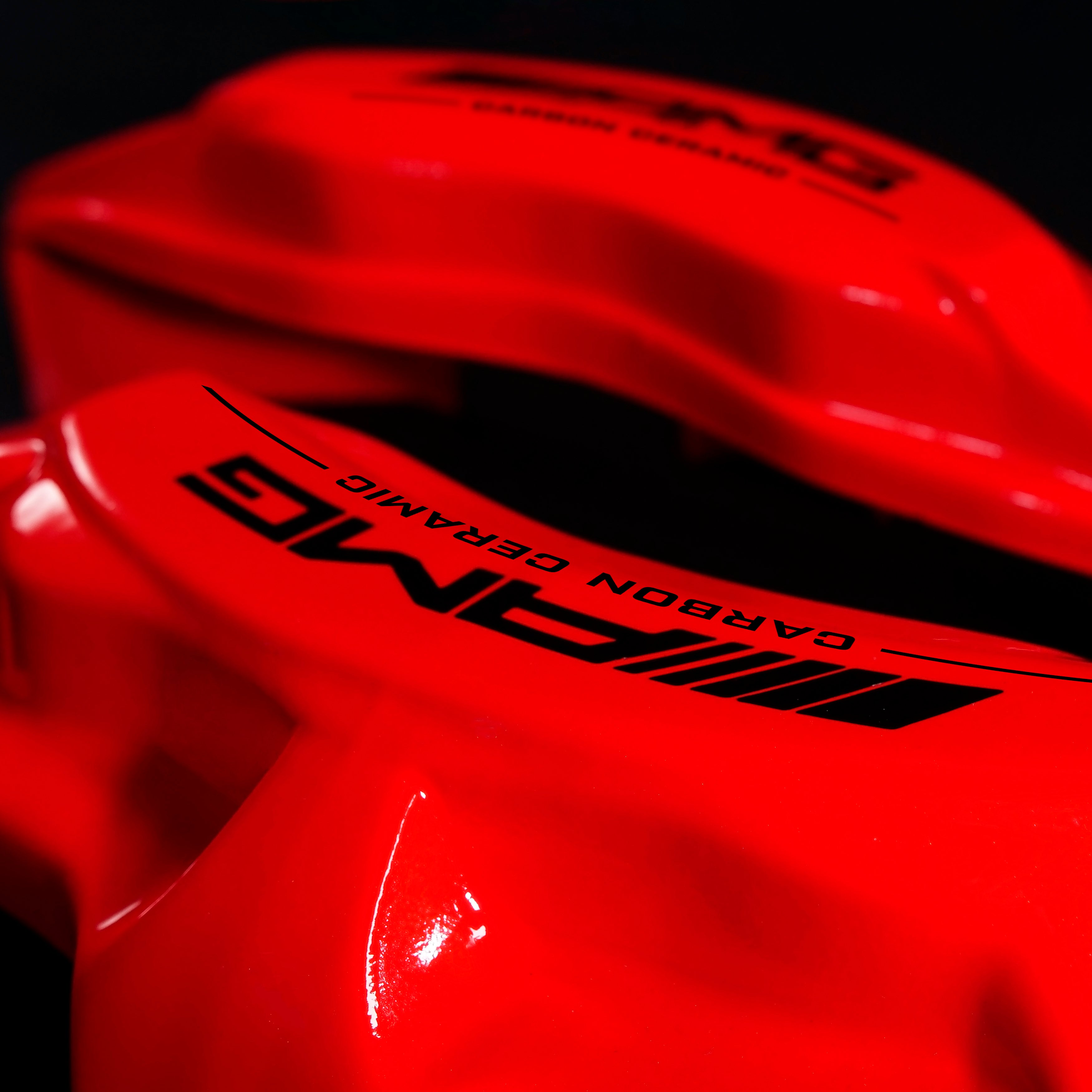 Brake Caliper Covers for Mercedes-Benz C63 2015-2018 – AMG Ceramic Style in Red Color – Set of 4 + Warranty