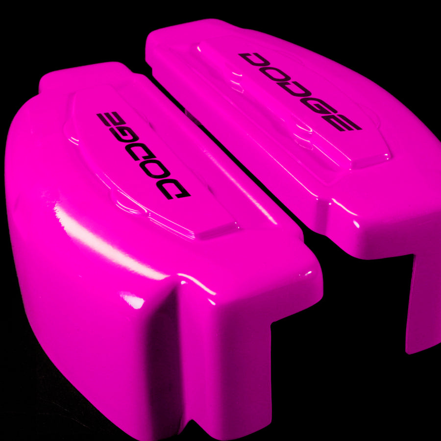 Brake Caliper Covers for Dodge Charger 2006-2020 in Fuchsia Color – Set of 4 + Warranty
