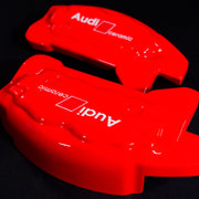 Brake Caliper Covers for Audi Q5 2009-2016 – Ceramic Style in Red Color – Set of 4 + Warranty