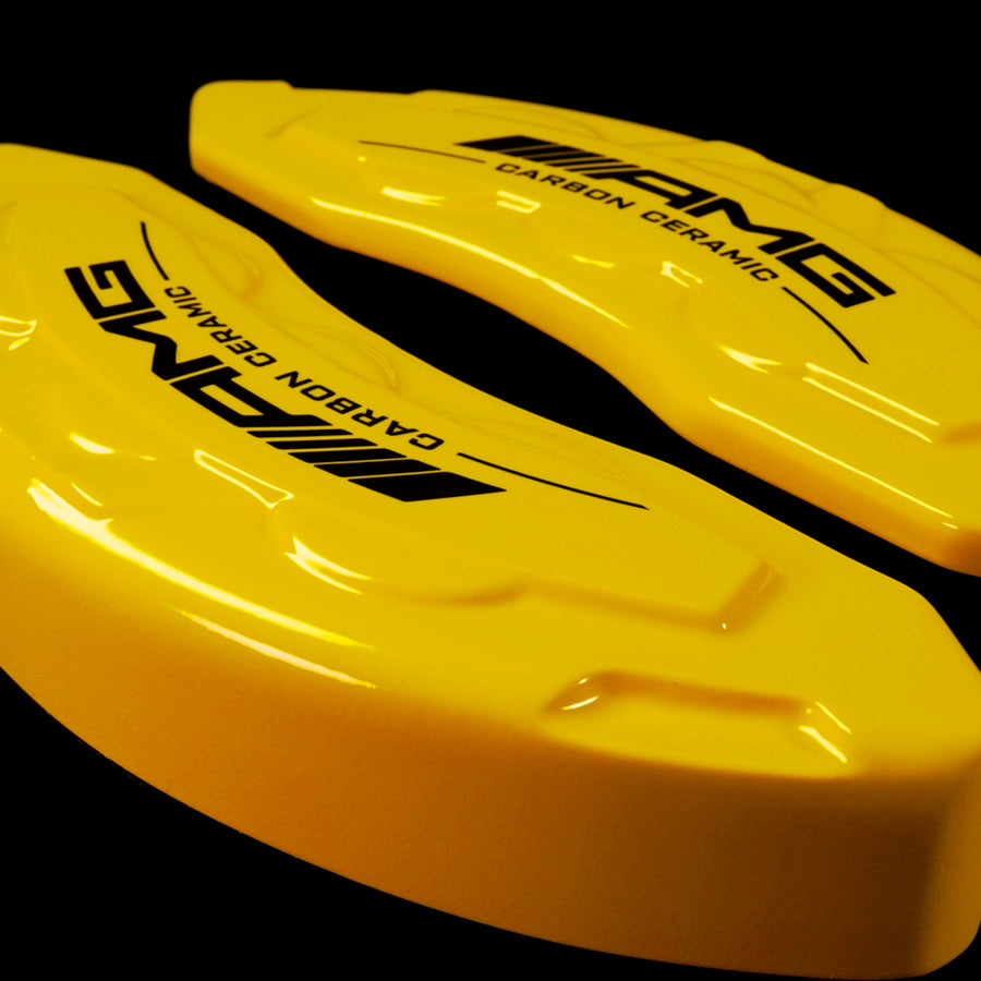 Brake Caliper Covers for Mercedes-Benz CLA250 2020-2023 – AMG Style in Yellow Color – Set of 4 + Warranty
