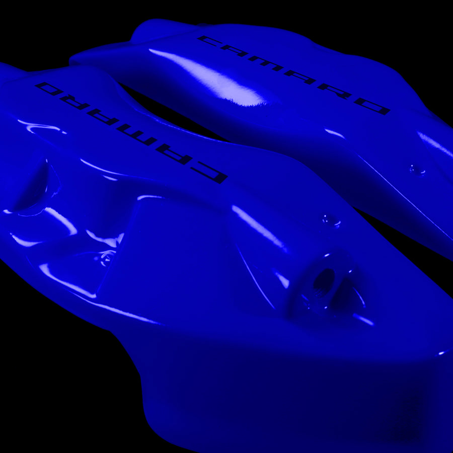 Brake Caliper Covers for Chevrolet Camaro SS 2016-2022 in Blue Color – Set of 4 + Warranty