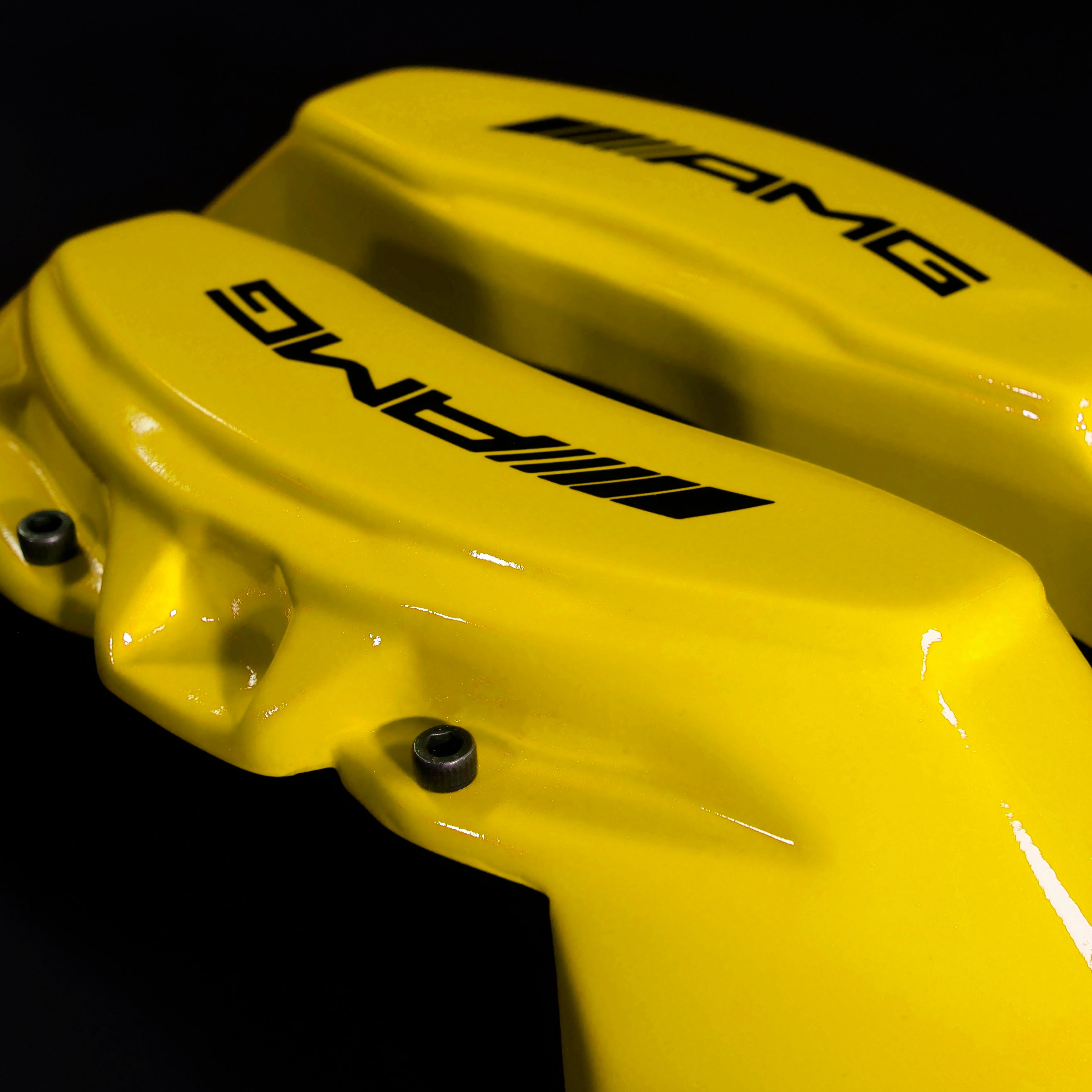 Brake Caliper Covers for Mercedes-Benz E400 2003-2016 – AMG Style in Yellow Color – Set of 4 + Warranty