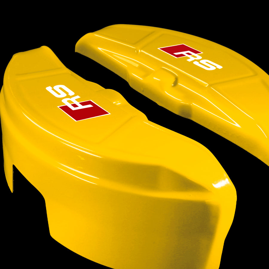 Brake Caliper Covers for Audi A7 2012-2015 – RS Style in Yellow Color – Set of 4 + Warranty