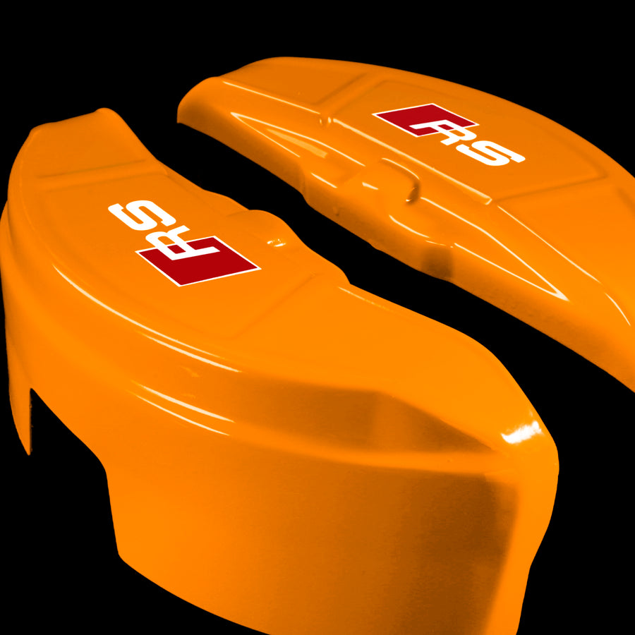 Brake Caliper Covers for Audi A7 2012-2015 – RS Style in Orange Color – Set of 4 + Warranty
