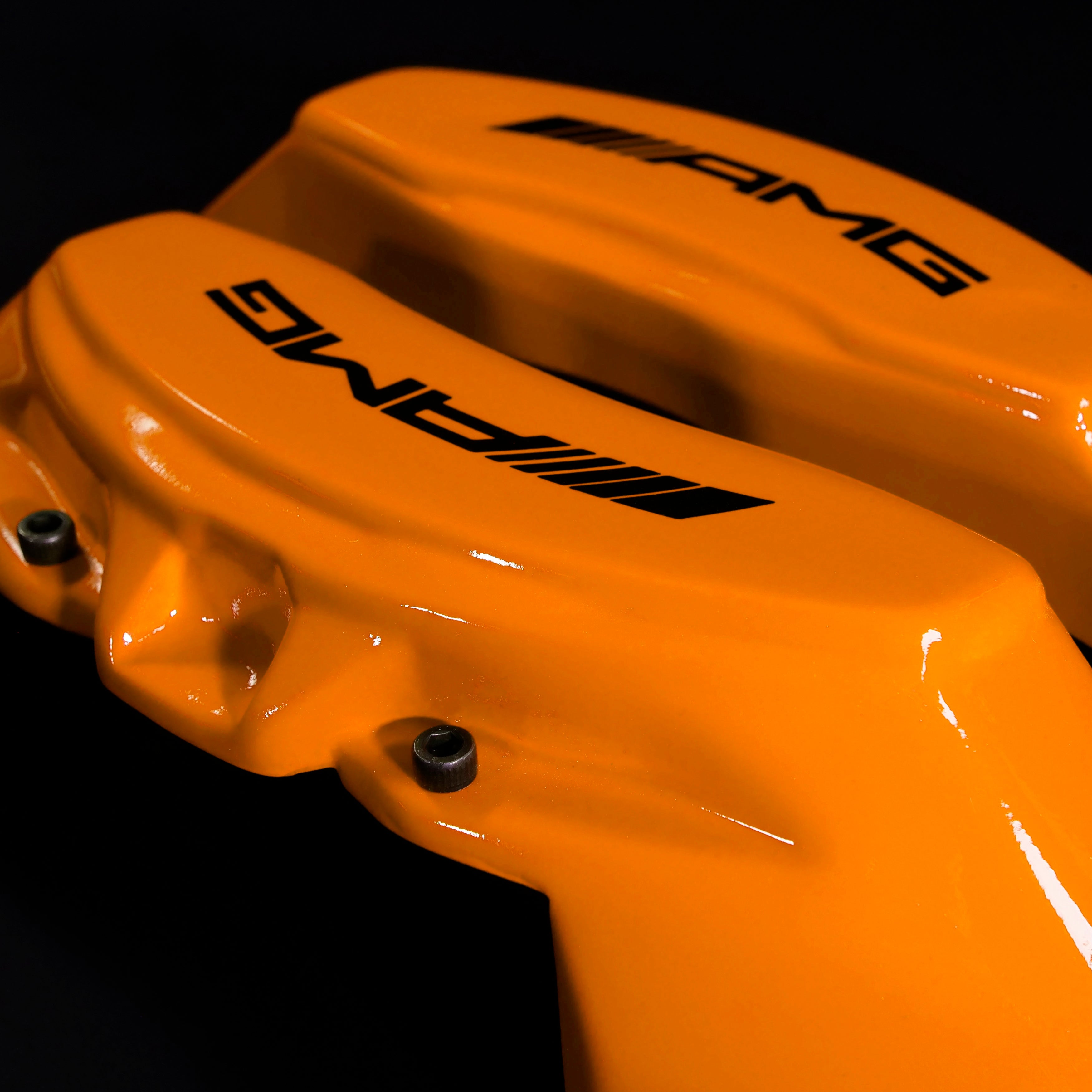 Brake Caliper Covers for Mercedes-Benz E400 2003-2016 – AMG Style in Orange Color – Set of 4 + Warranty