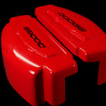 Brake Caliper Covers for Dodge Challenger 2009-2022 in Red Color – Set of 4 + Warranty