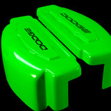 Brake Caliper Covers for Dodge Challenger 2009-2022 in Green Color – Set of 4 + Warranty