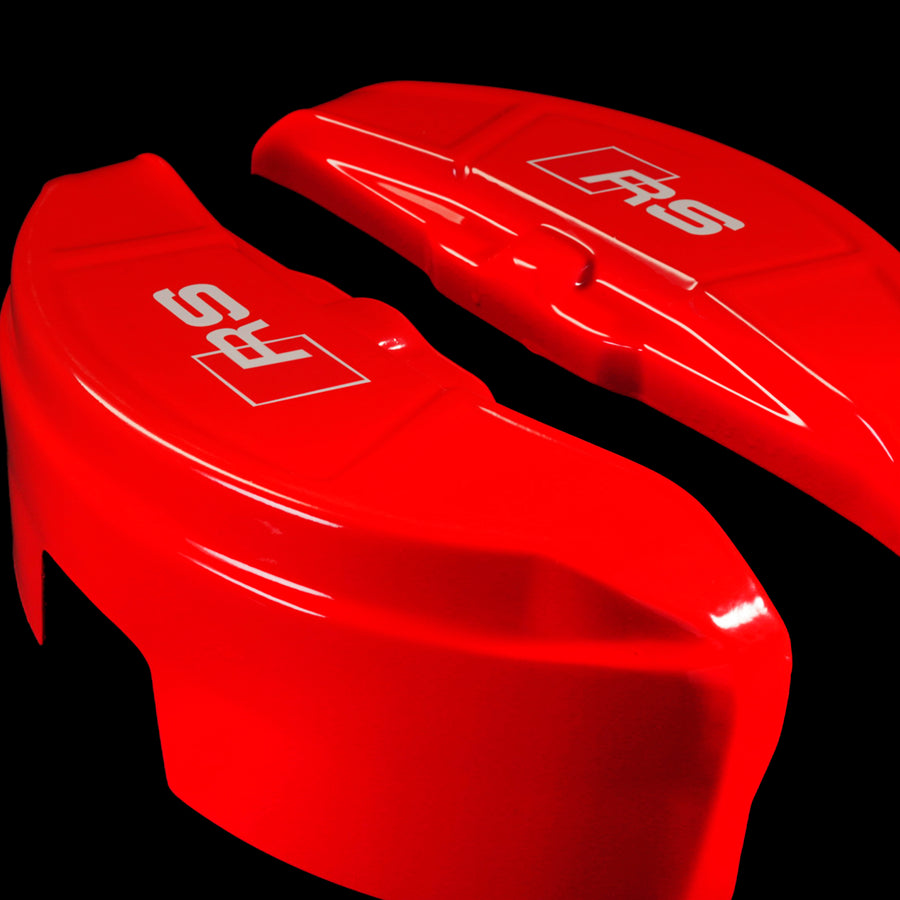 Brake Caliper Covers for Audi A6 2012-2015 – RS Style in Red Color – Set of 4 + Warranty