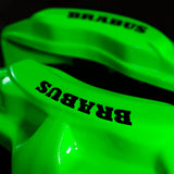 Brake Caliper Covers for Mercedes-Benz C43 2015-2018 – Brabus Style in Green Color – Set of 4 + Warranty
