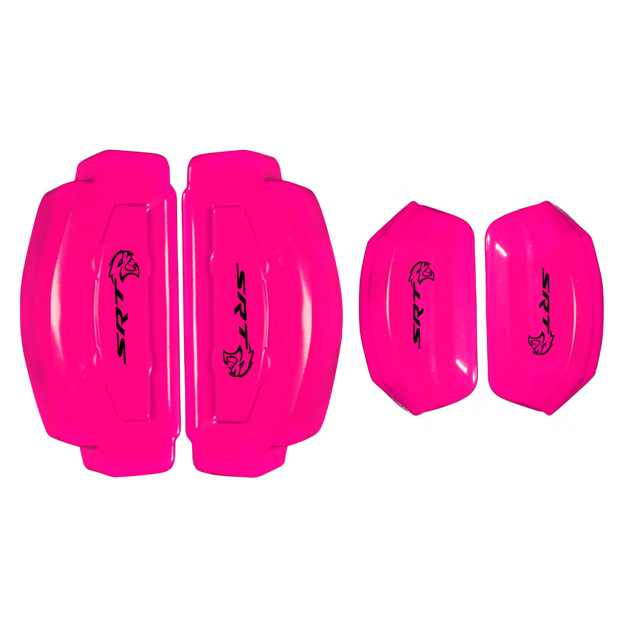 Brake Caliper Covers for Jeep Grand Cherokee 2014-2022 – SRT Style in Fuchsia Color – Set of 4 + Warranty