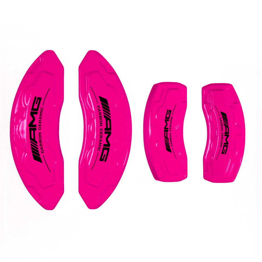 Brake Caliper Covers for Mercedes-Benz CLA250 2020-2023 – AMG Style in Fuchsia Color – Set of 4 + Warranty