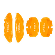 Brake Caliper Covers for Tesla Model X 2017-2020 in Orange Color – Set of 4 + Warranty