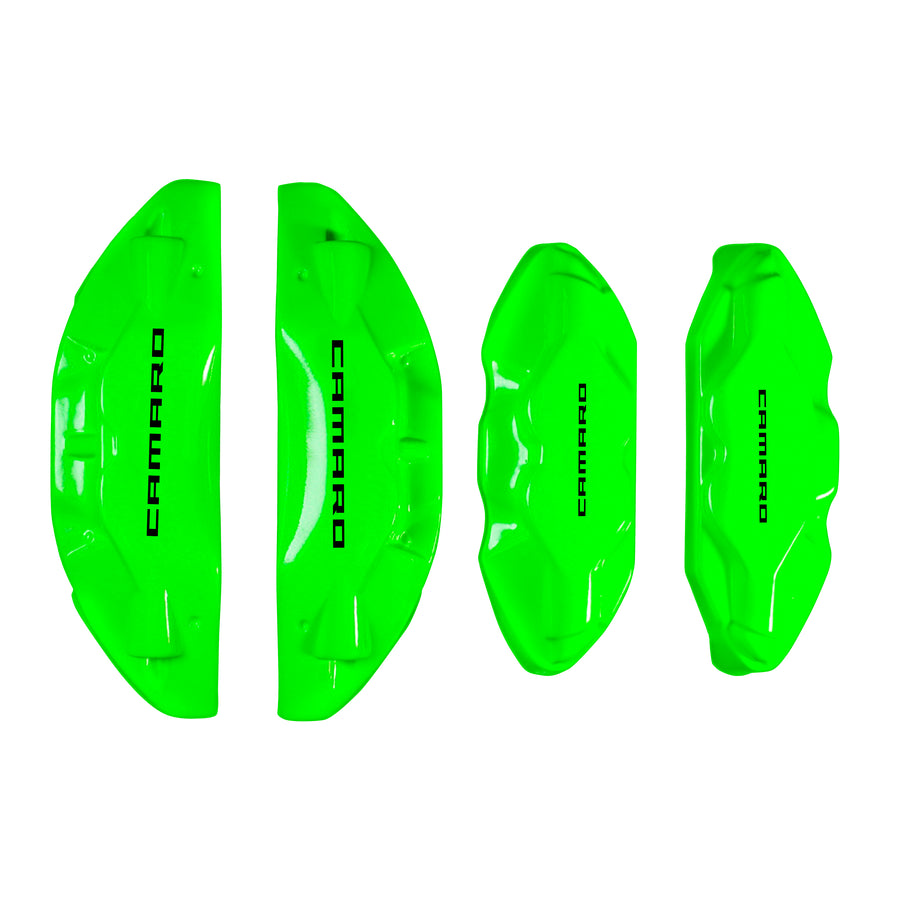 Brake Caliper Covers for Chevrolet Camaro SS 2016-2022 in Green Color – Set of 4 + Warranty