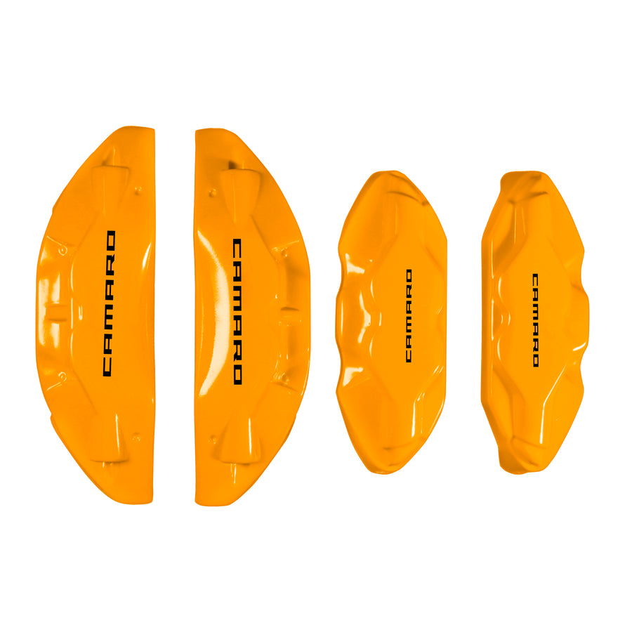 Brake Caliper Covers for Chevrolet Camaro SS 2016-2022 in Orange Color – Set of 4 + Warranty