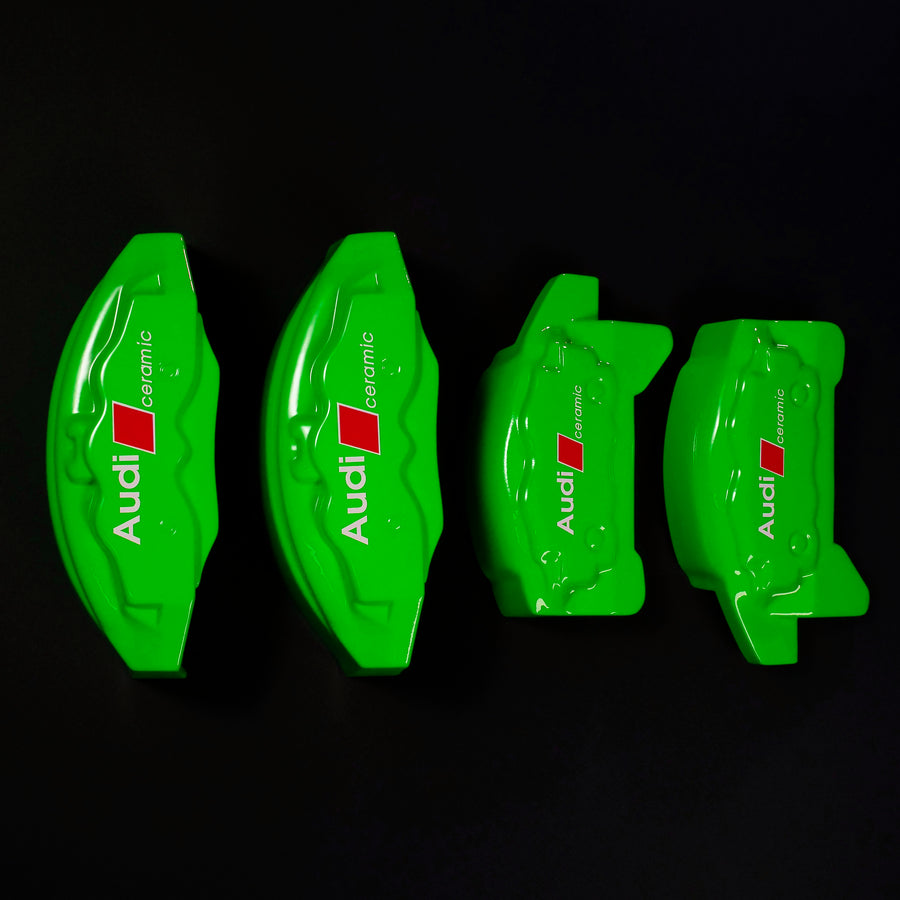 Brake Caliper Covers for Audi Q5 2009-2016 – Ceramic Style in Green Color – Set of 4 + Warranty