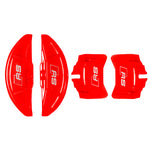 Brake Caliper Covers for Audi A7 2012-2015 – RS Style in Red Color – Set of 4 + Warranty