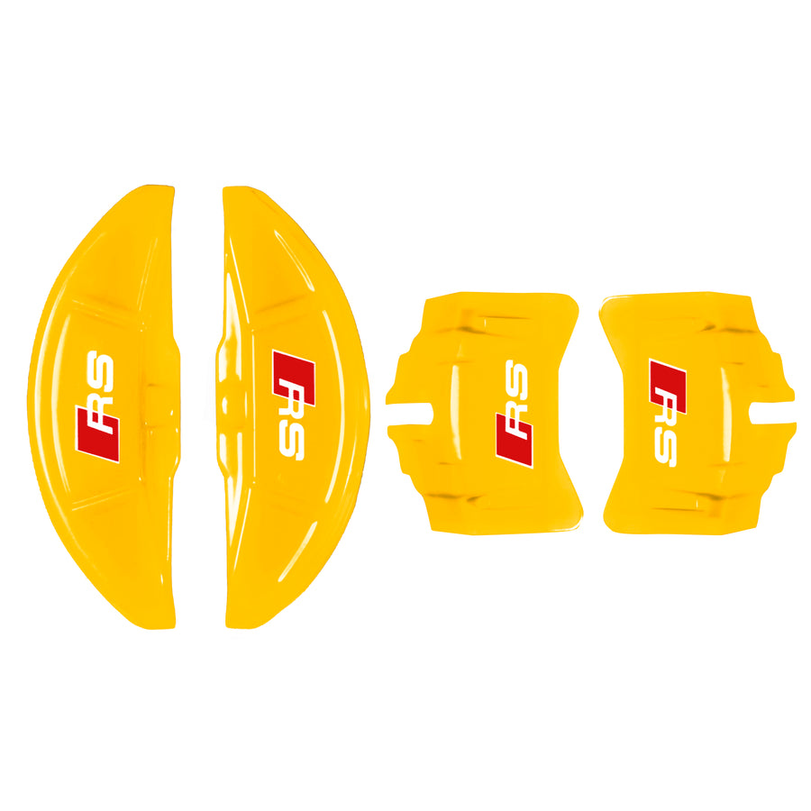 Brake Caliper Covers for Audi A6 2012-2015 – RS Style in Yellow Color – Set of 4 + Warranty
