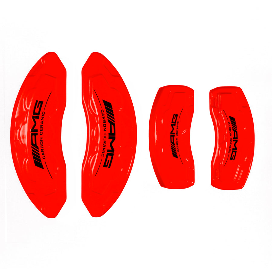 Brake Caliper Covers for Mercedes-Benz CLA250 2020-2023 – AMG Style in Red Color – Set of 4 + Warranty