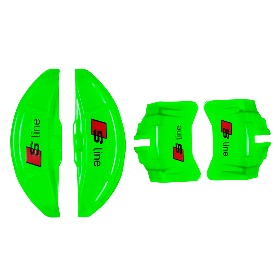 Brake Caliper Covers for Audi A7 2012-2015 – S line Style in Green Color – Set of 4 + Warranty