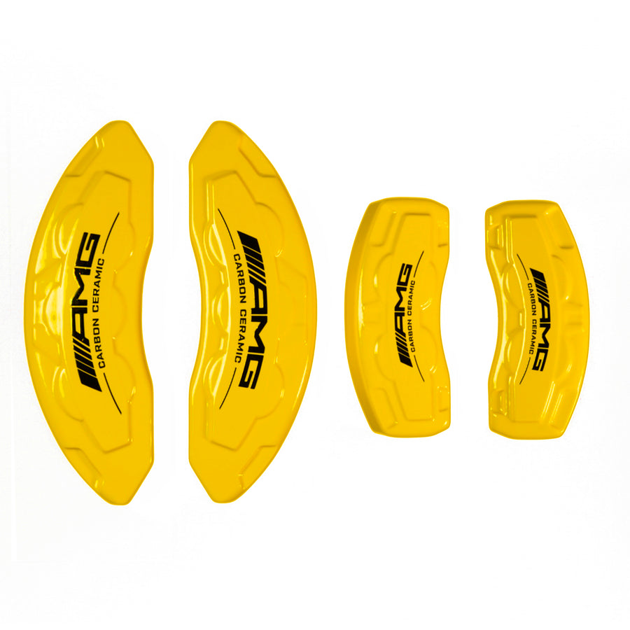 Brake Caliper Covers for Mercedes-Benz CLA250 2020-2023 – AMG Style in Yellow Color – Set of 4 + Warranty