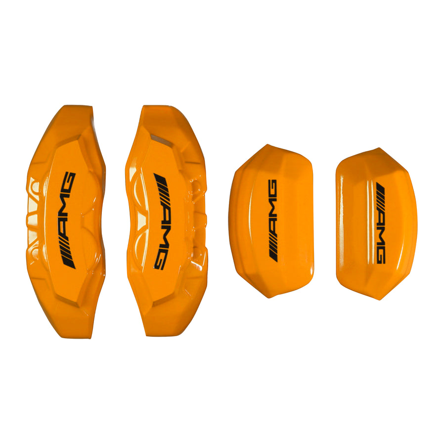 Brake Caliper Covers for Mercedes-Benz EQC400 2019-2023 – AMG Style in Orange Color – Set of 4 + Warranty