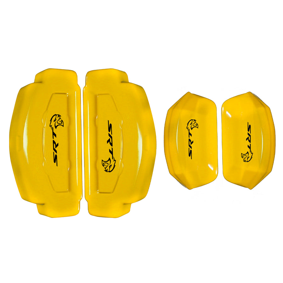 Brake Caliper Covers for Dodge Charger 2006-2020 – SRT Style in Yellow Color – Set of 4 + Warranty