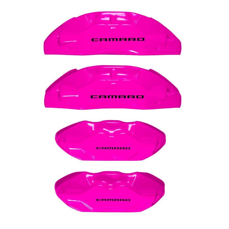 Brake Caliper Covers for Chevrolet Camaro SS 2016-2022 in Fuchsia Color – Set of 4 + Warranty