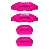 Brake Caliper Covers for Mercedes-Benz C63 2017-2019 – AMG Style in Fuchsia Color – Set of 4 + Warranty