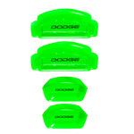 Brake Caliper Covers for Dodge Challenger 2009-2022 in Green Color – Set of 4 + Warranty
