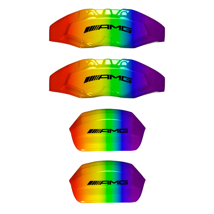 Brake Caliper Covers for Mercedes-Benz E300 2017-2020 – AMG Style in Custom Color – Set of 4 + Warranty