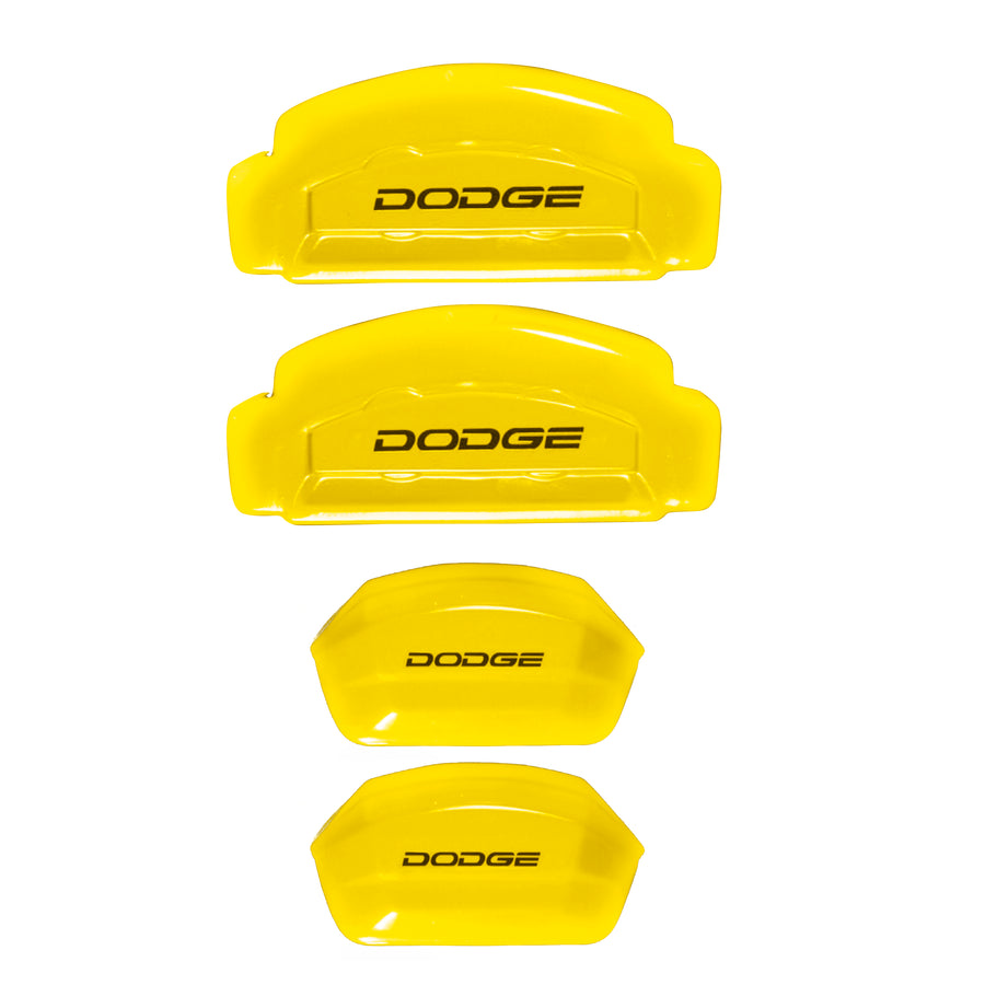 Brake Caliper Covers for Dodge Challenger 2009-2022 in Yellow Color – Set of 4 + Warranty