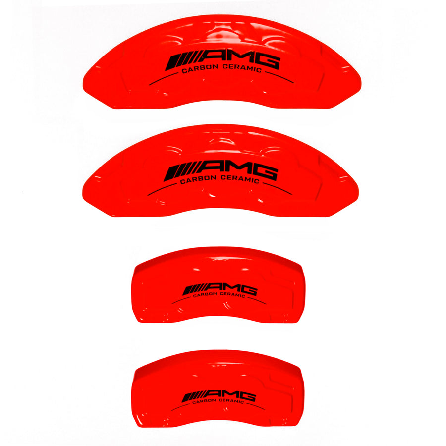 Brake Caliper Covers for Mercedes-Benz CLA250 2020-2023 – AMG Style in Red Color – Set of 4 + Warranty