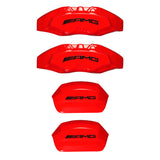 Brake Caliper Covers for Mercedes-Benz GLC43 AMG 2017-2023 – AMG Style in Red Color – Set of 4 + Warranty