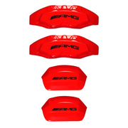 Brake Caliper Covers for Mercedes-Benz C63 2017-2019 – AMG Style in Red Color – Set of 4 + Warranty