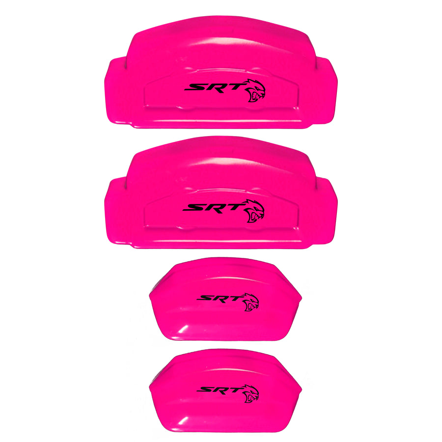 Brake Caliper Covers for Jeep Grand Cherokee 2014-2022 – SRT Style in Fuchsia Color – Set of 4 + Warranty