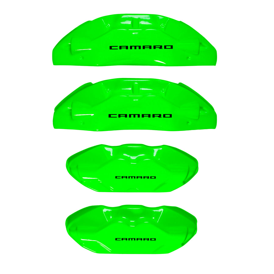 Brake Caliper Covers for Chevrolet Camaro SS 2016-2022 in Green Color – Set of 4 + Warranty