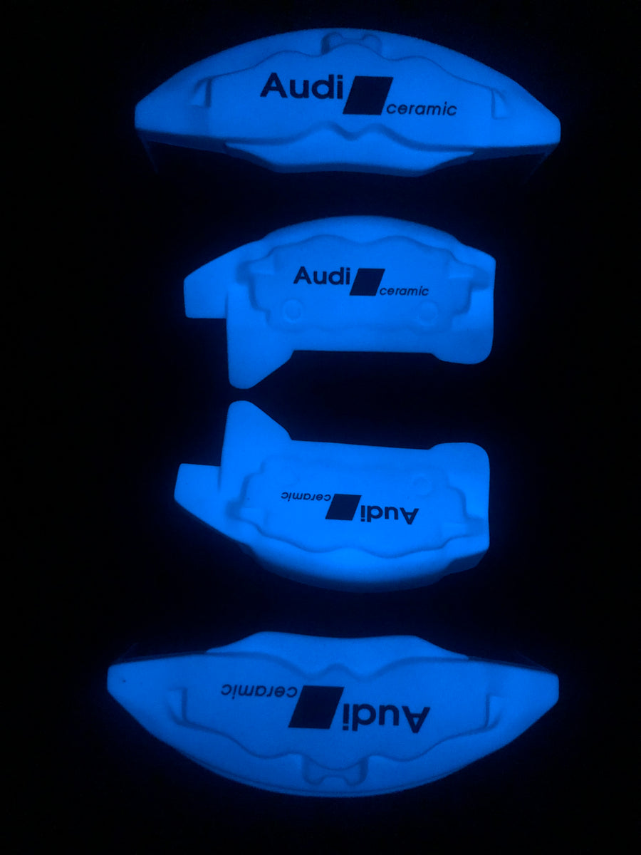 Brake Caliper Covers for Audi Q5 2009-2016 – Glowing S-Line Style in White Color – Set of 4 + Warranty
