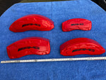 Brake Caliper Covers for Mercedes-Benz Universal – AMG Style in Red Color – Set of 4 + Warranty