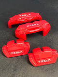 Brake Caliper Covers for Tesla Model Y 2020-2023 in Red Color – Set of 4 + Warranty